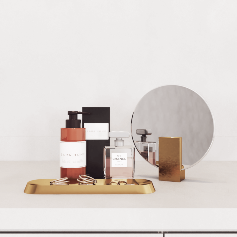 Kit perfumes e joias