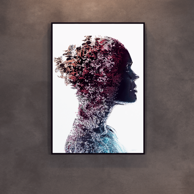 Quadro Glass woman