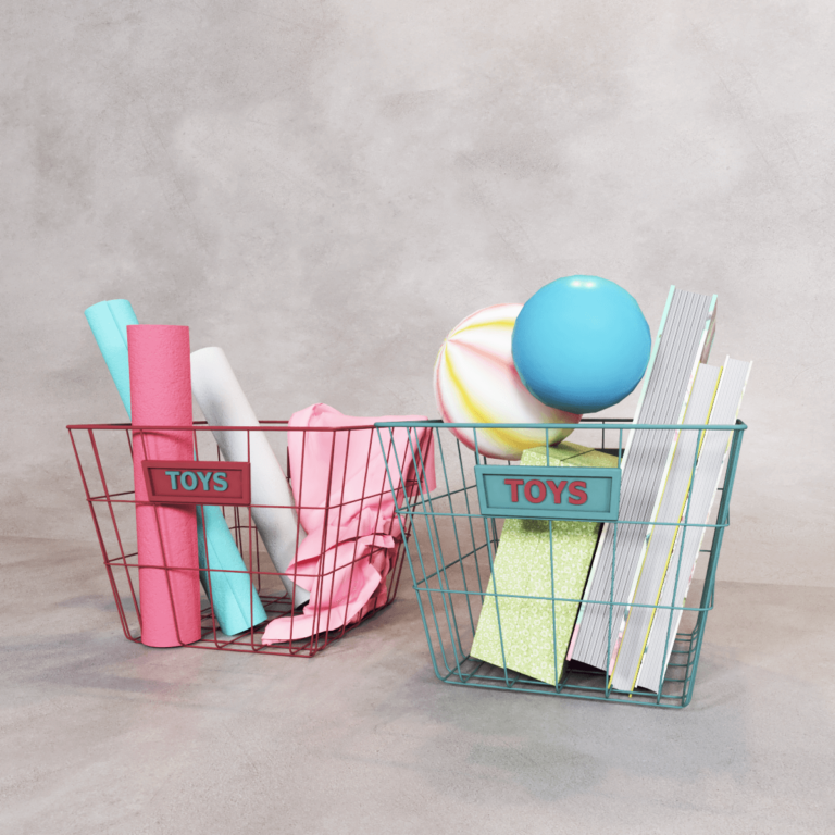 Cestinhas de brinquedos