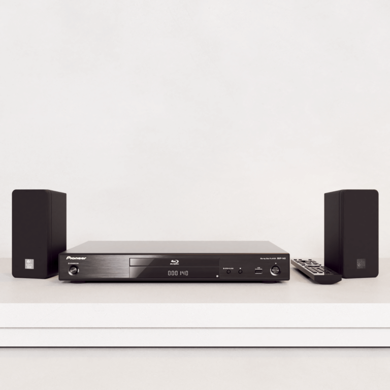 Conjunto console e caixinha de som