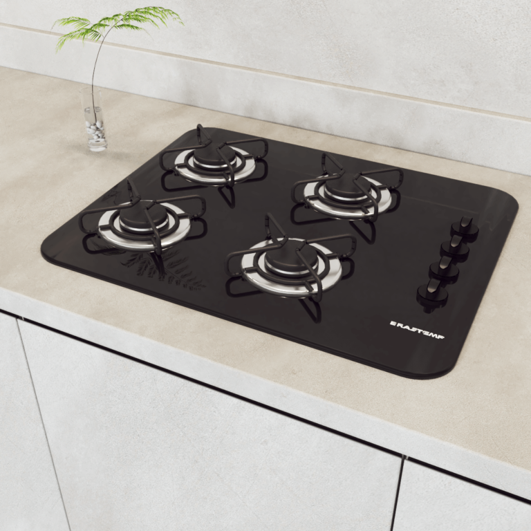 Cooktop 4 bocas - Brastemp