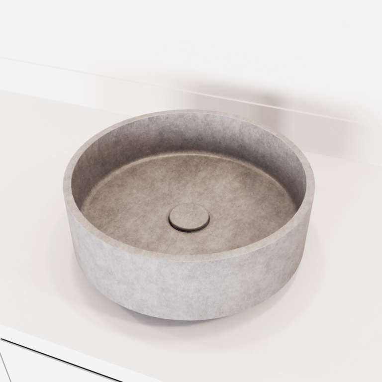 Cuba de apoio - Gestone Dark Concrete