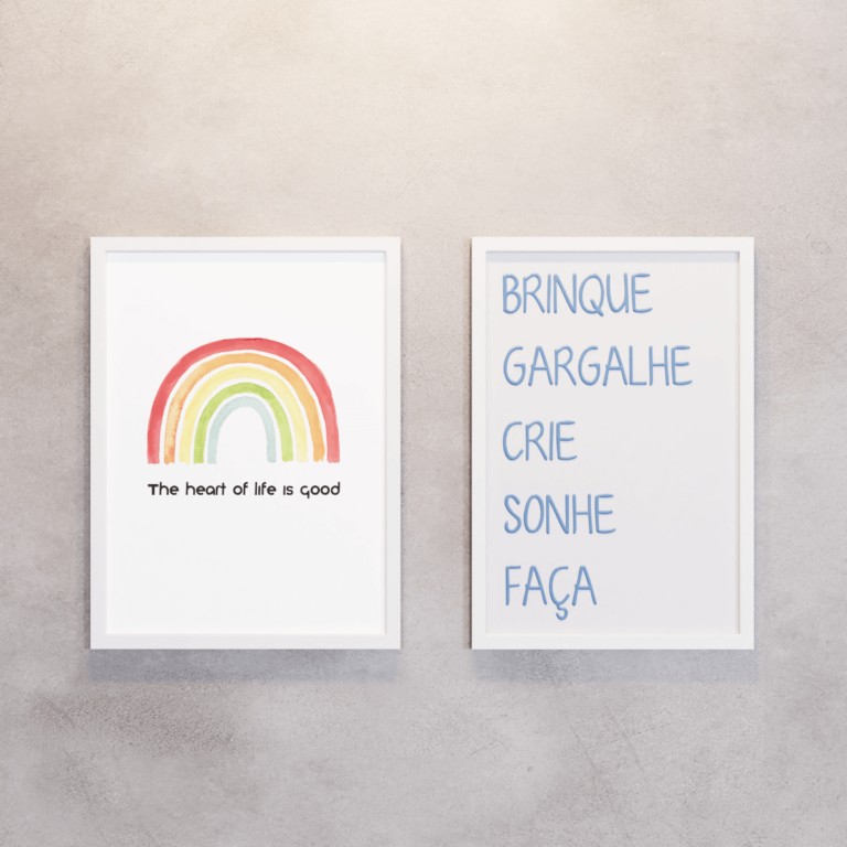 Quadros - brinque gargalhe sonhe