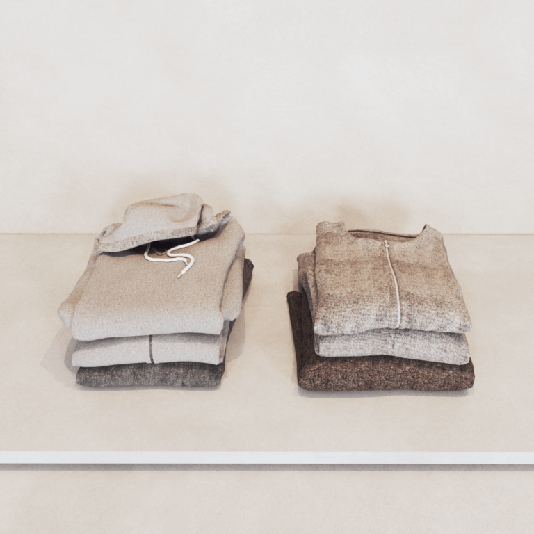 C3D - Blusas dobradas