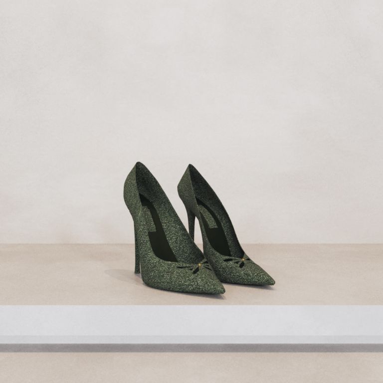 C3D - Sapato Alto Verde