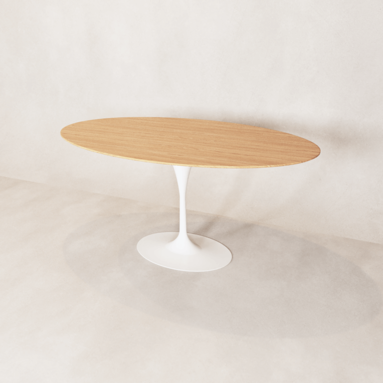 C3D - Mesa Oval Saarinen - madeira