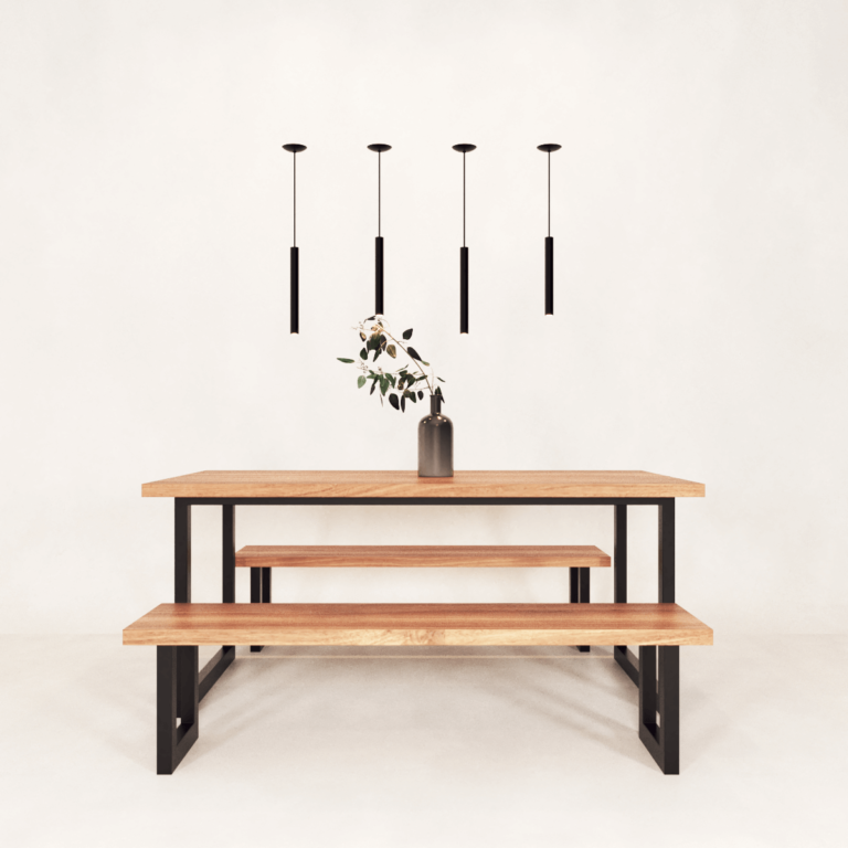 C3D - Set Mesa Jantar Industrial