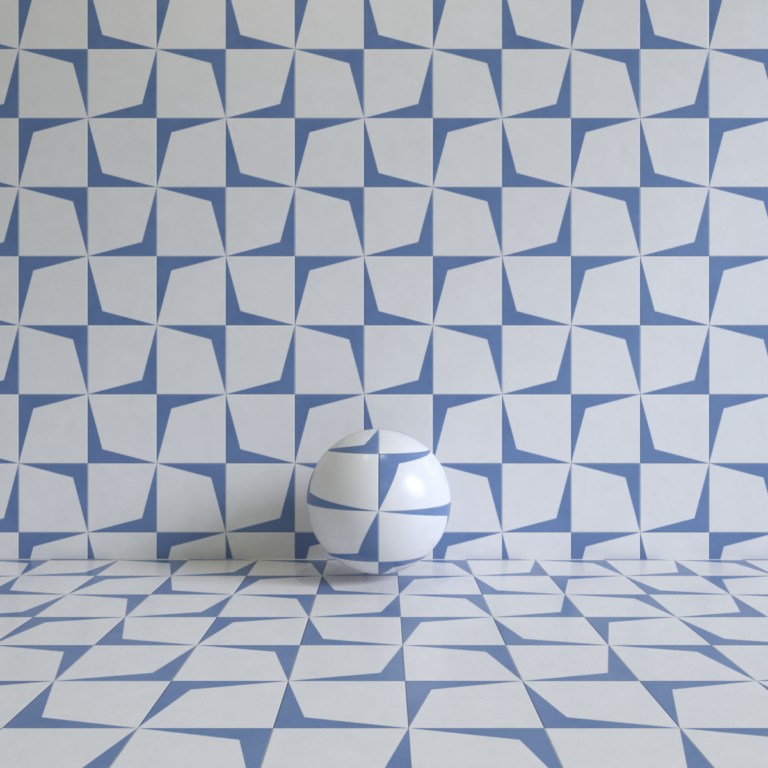 00 C3D - Gaivota Azul e Branco
