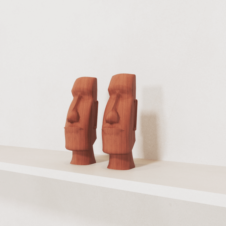 C3D - Escultura 11 - Cabeca de Pedras