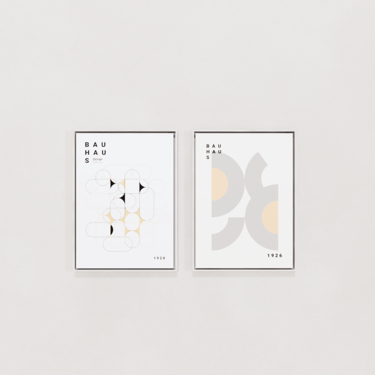 C3D - Quadro Decorativo Bauhaus 1926 - 1920