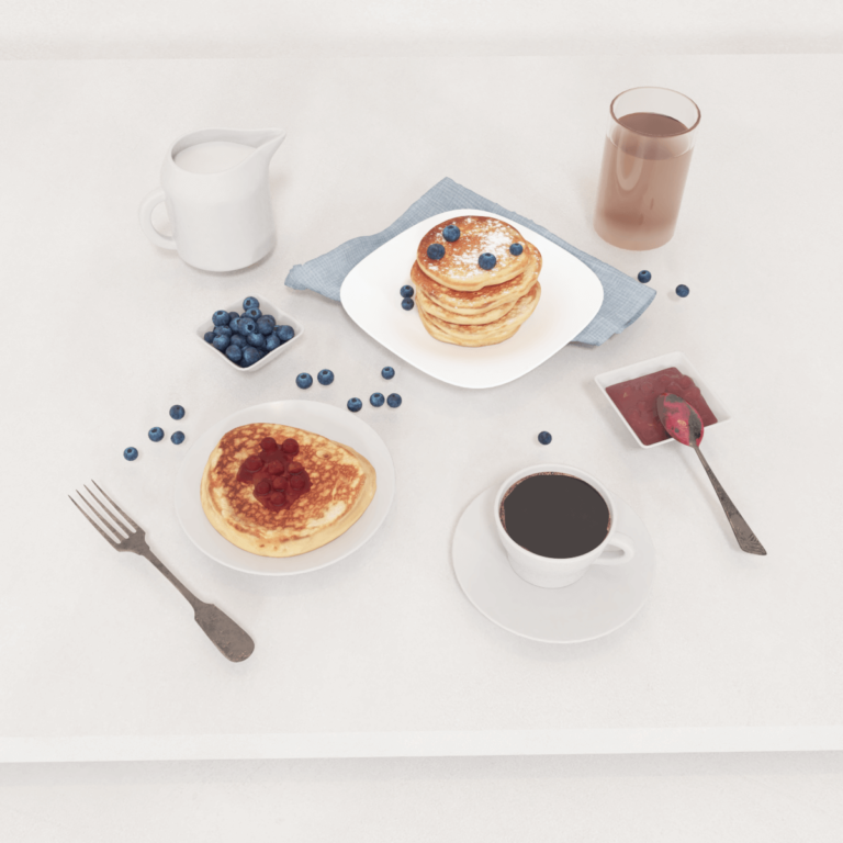 C3D - Aquele café da manhã bem americano
