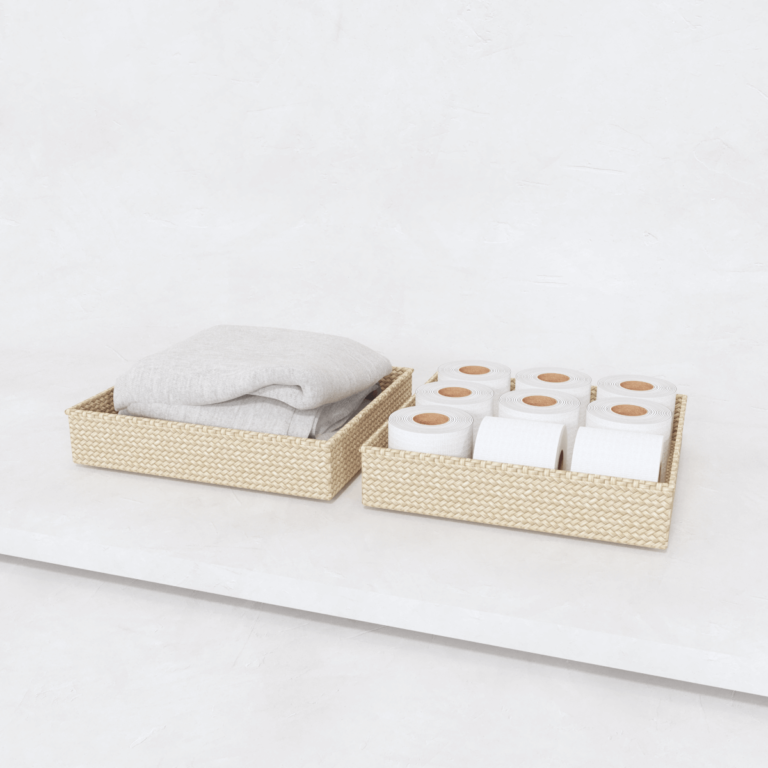 C3D - Cesto com toalhas de rosto 1