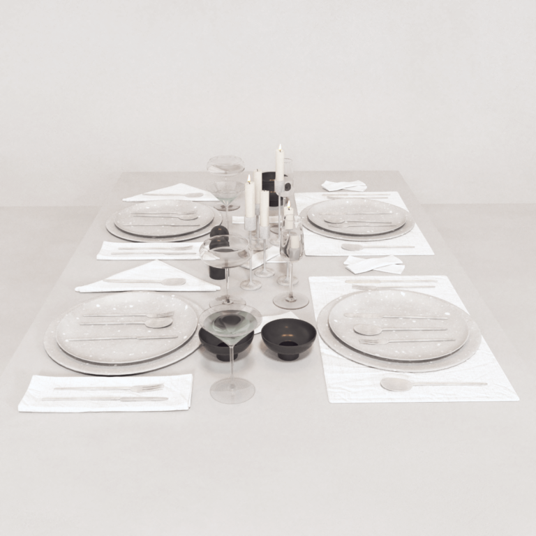 C3D - Mesa Posta Jantar