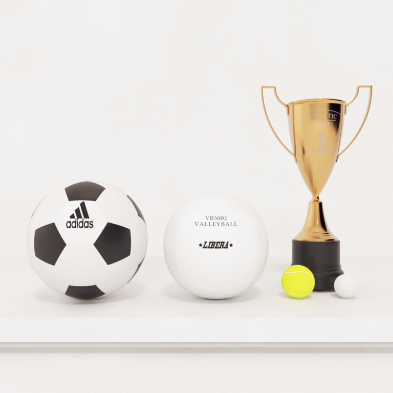 C3D - Bolas e troféu