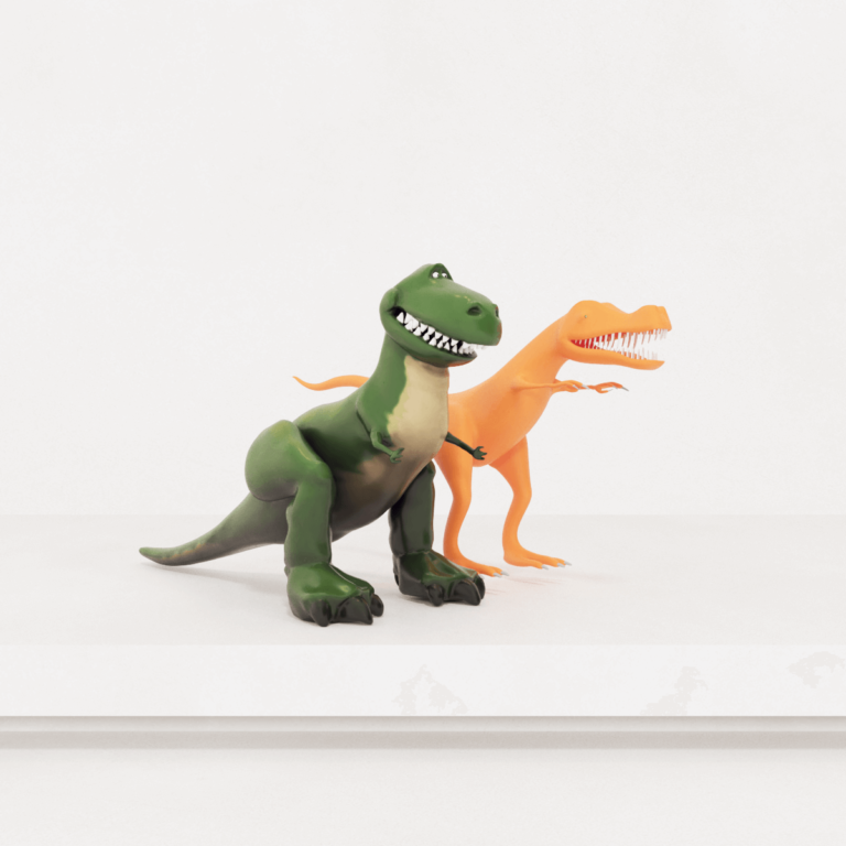 C3D - Bonecos Dino