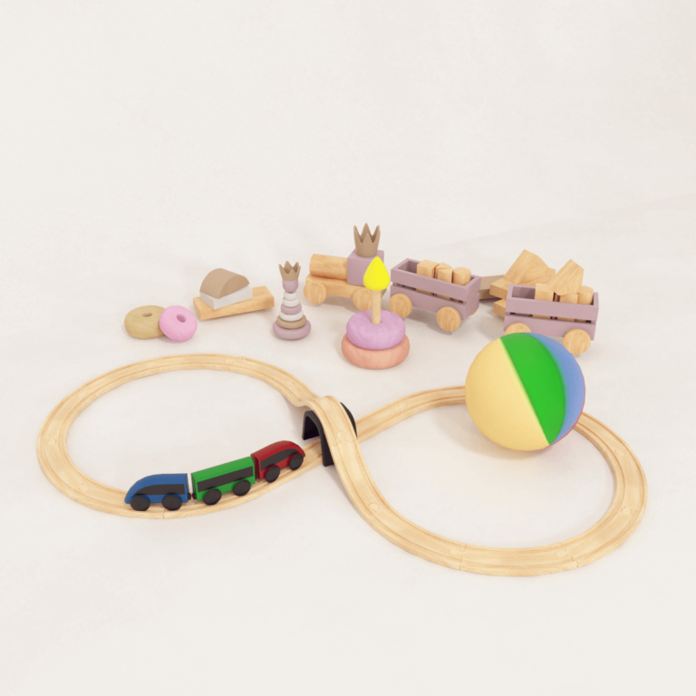 C3D - Set trenzinho kids