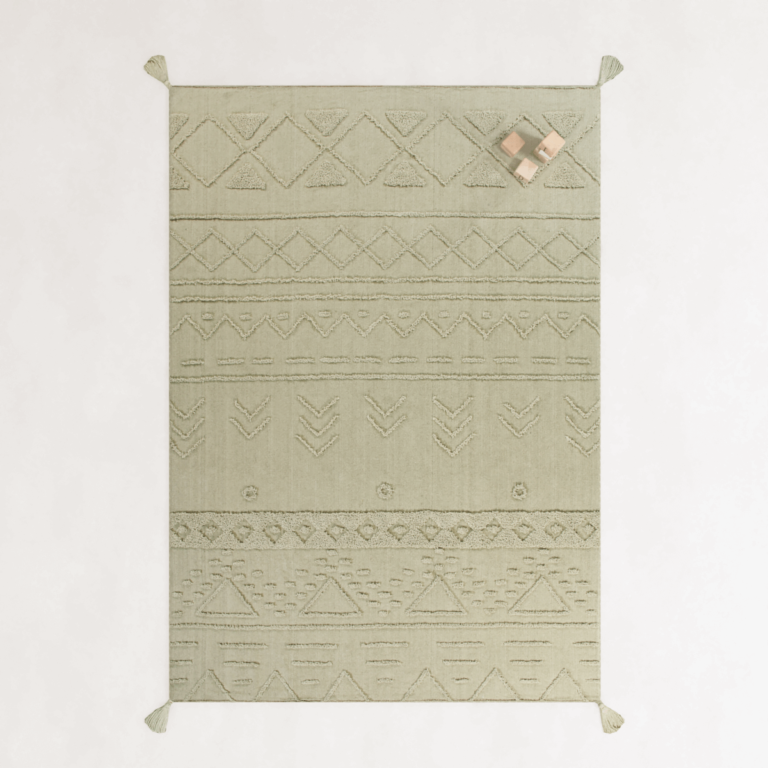 C3D - Tapete Tribu Olive L - Momy Decor