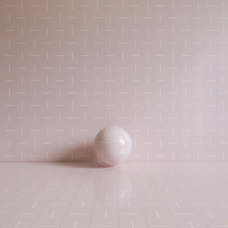 00 C3D - Azulejo Rosa Traço