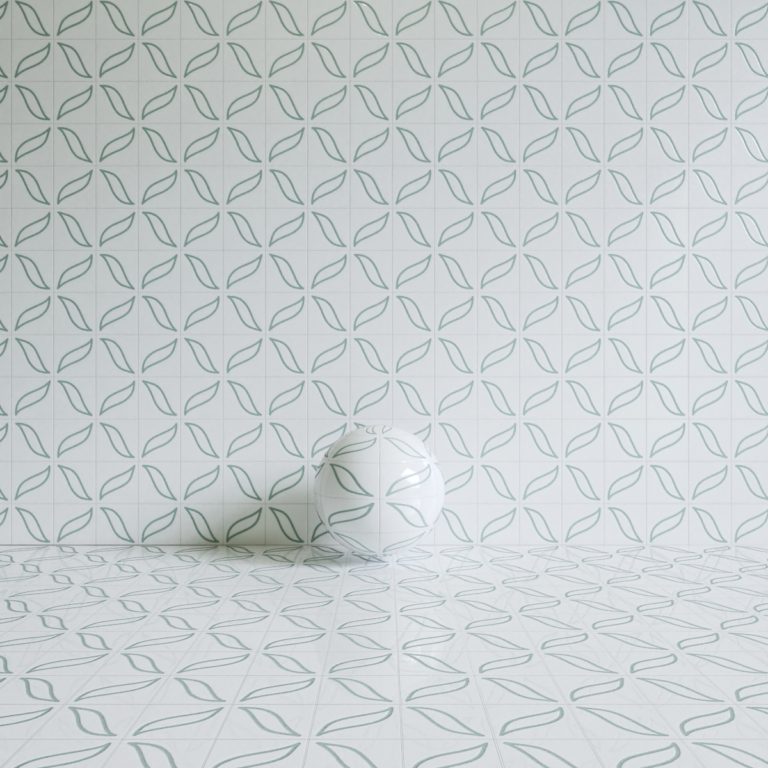 00 C3D - Azulejo Verde Claro Myrtos