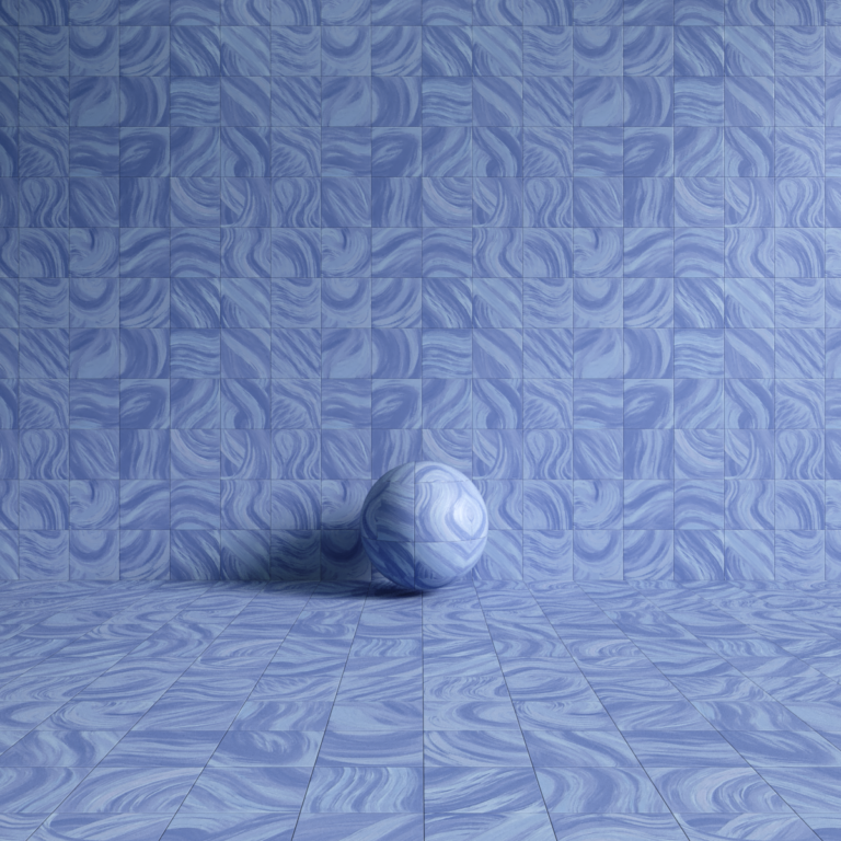 00 C3D - Cannes Blue Lux 20x20