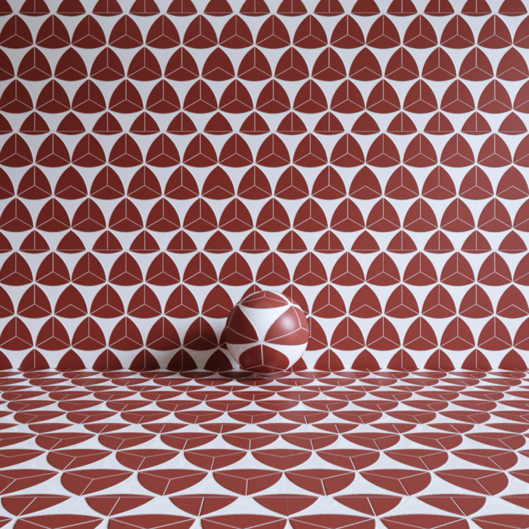 00 C3D - Ladrilho Hexagonal Bola