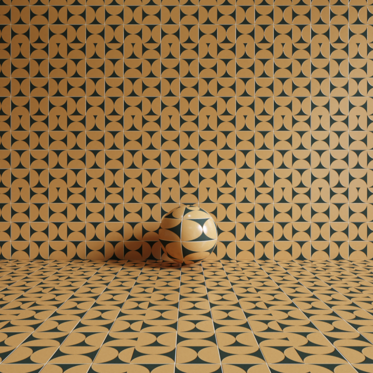 00 C3D - Ladrilho Meia Lua Abstrações