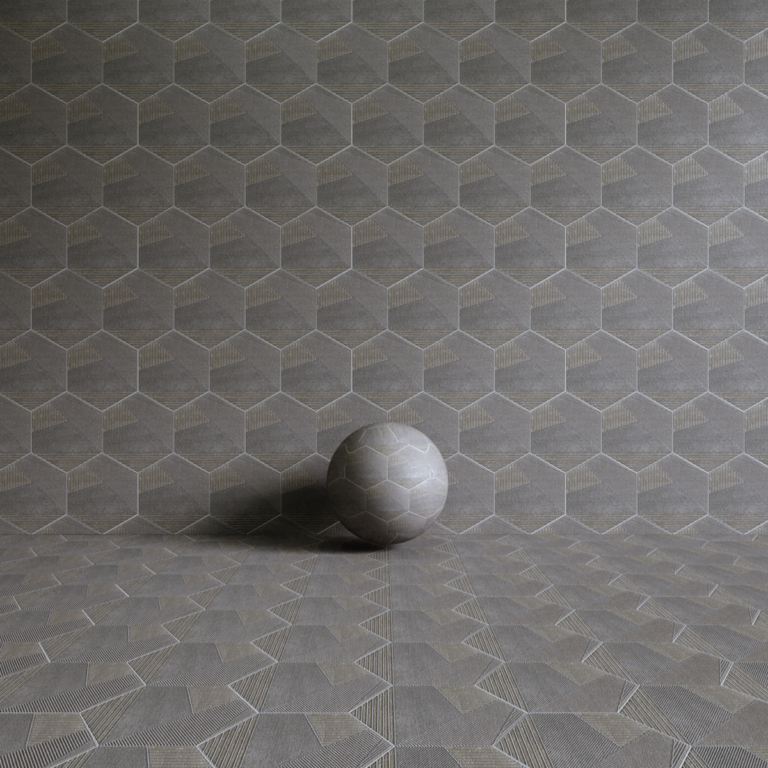 00 C3D - Sampa Hex Geo Cimento