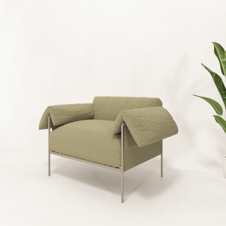 C3D - Poltrona Asa Look Verde