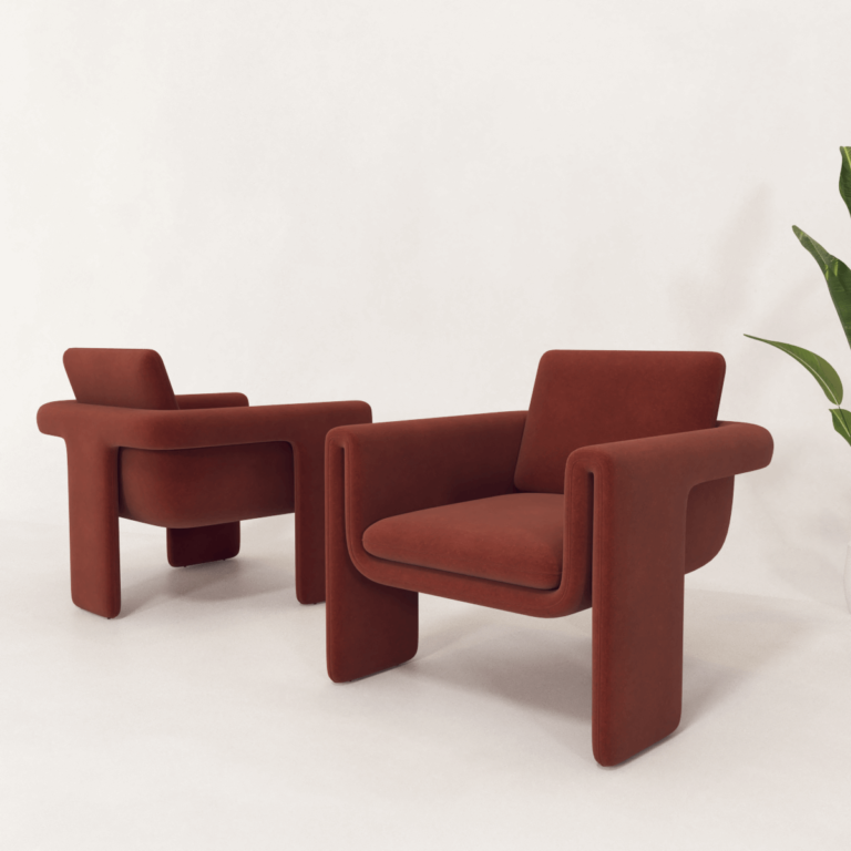 C3D - Poltrona Floria Velvet