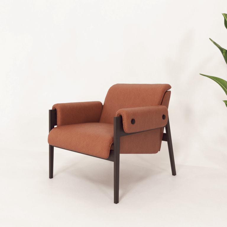 C3D - Poltrona couro