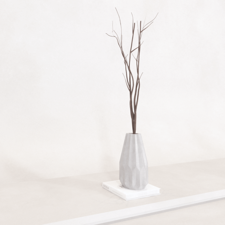 C3D - Vaso com galhos e livro