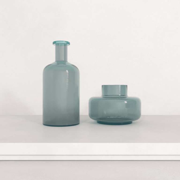 C3D - Vasos de vidro