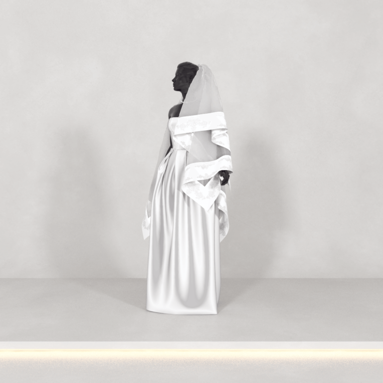 C3D - Manequim Vestido de Noiva