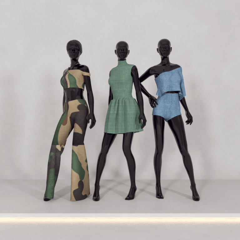 C3D - Manequim Vestidos fem 01