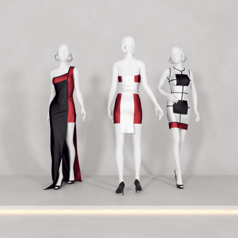 C3D - Manequim Vestidos fem 03