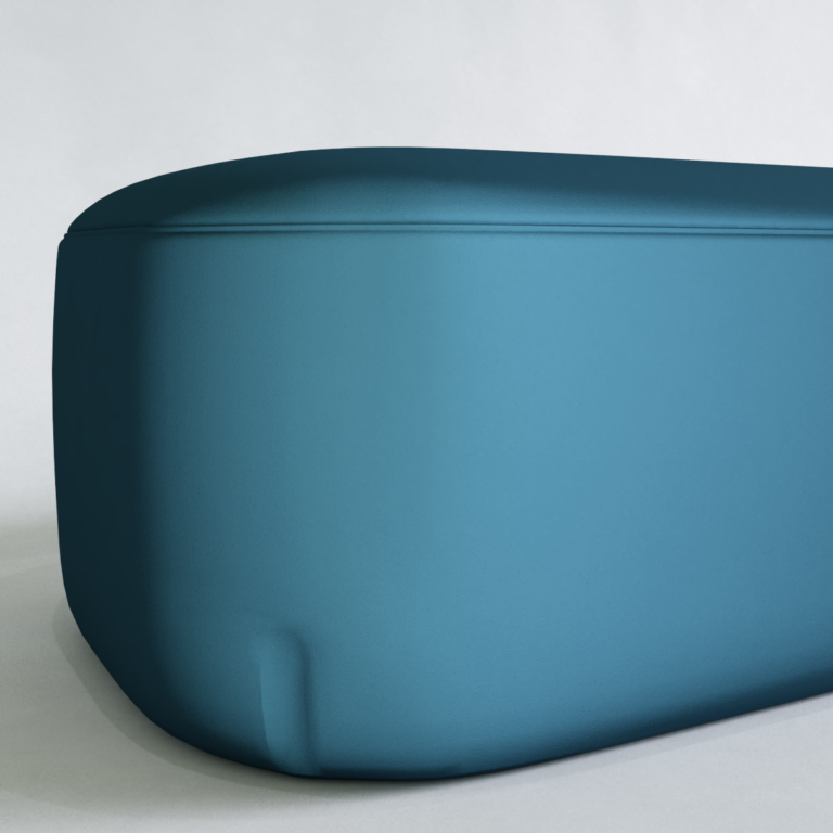 00 C3D - Tecido Seda Azul Escuro