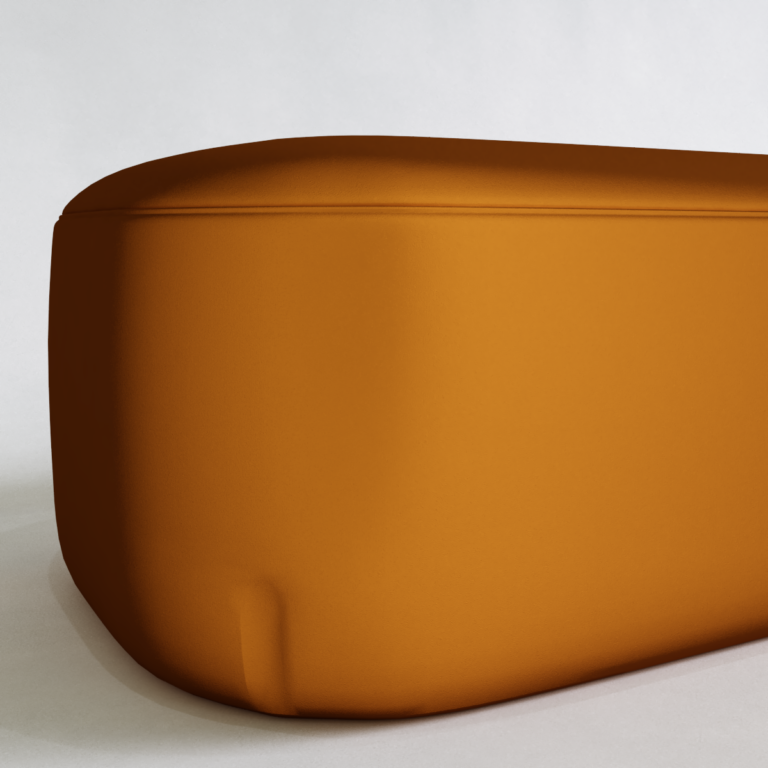 00 C3D - Tecido Seda Laranja