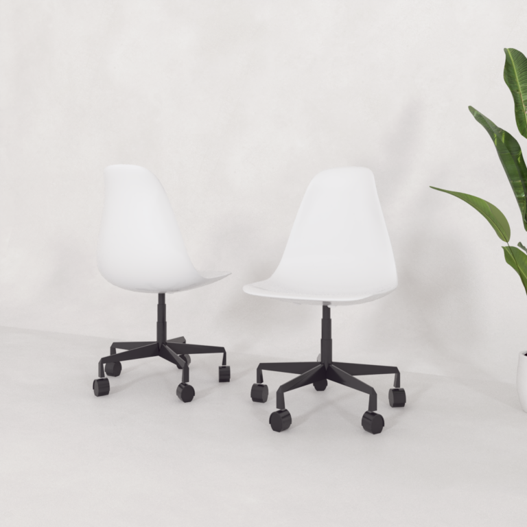 C3D - Cadeira Eames rodizio
