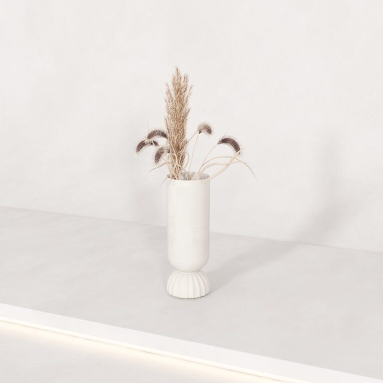 C3D - Vaso com pampas Modern