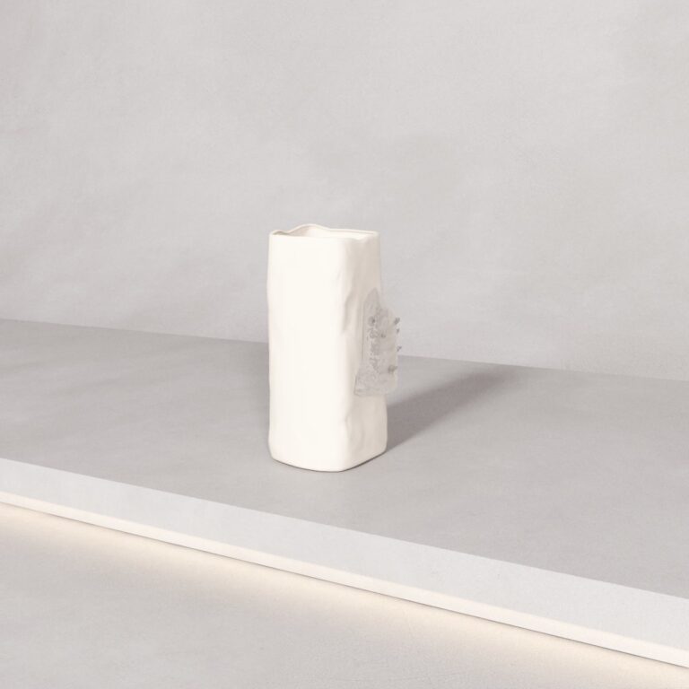 C3D - Vaso em Porcelana G Série Pedras Brasileiras - Le Motif