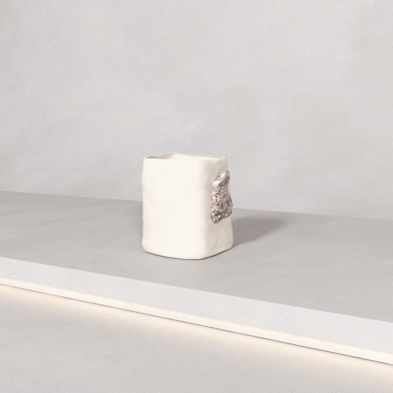 C3D - Vaso em Porcelana P Série Pedras Brasileiras - Le Motif