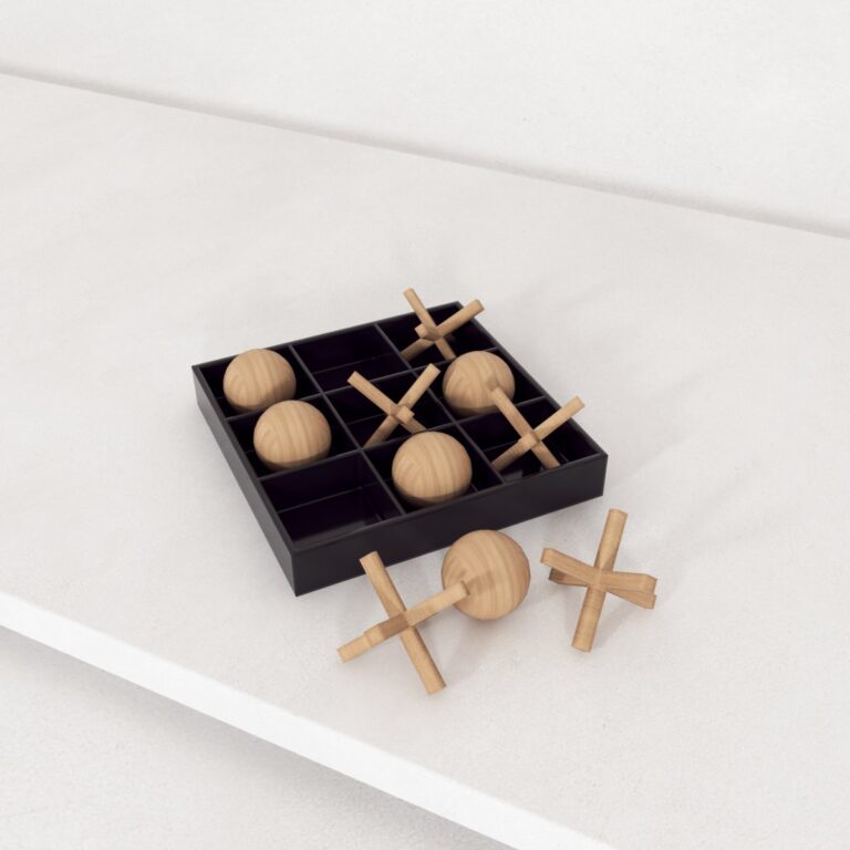 C3D - Adorno Tic Tac Toe