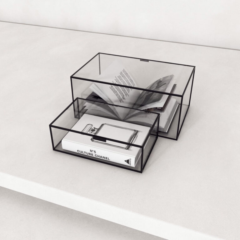 C3D - Livros caixa de vidro