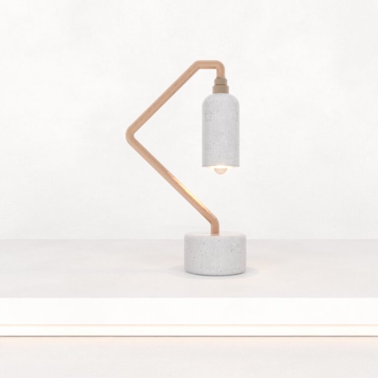 C3D - Luminária mesa Concrete pipe