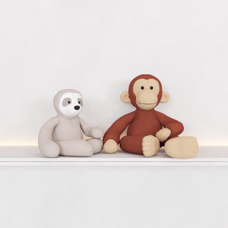 C3D - Pelúcias macaquinho