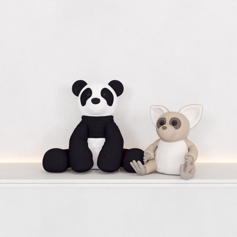 C3D - Pelúcias panda