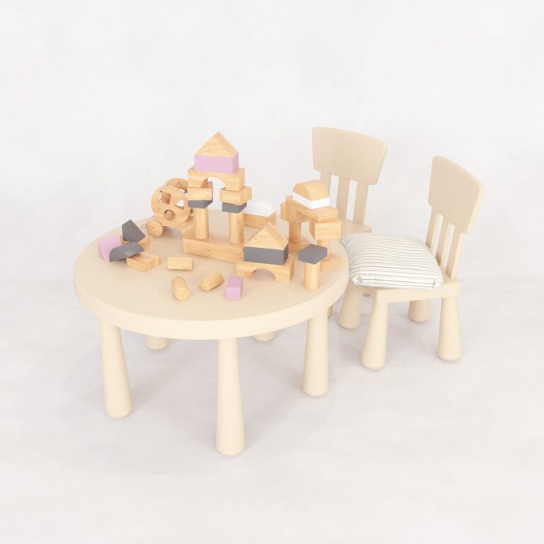 C3D - Set Kids - mesa e brinquedos