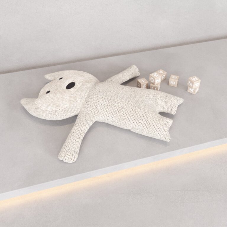 C3D - Ursinho deitado 2