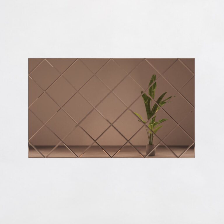 C3D - Espelho Bisote Rose